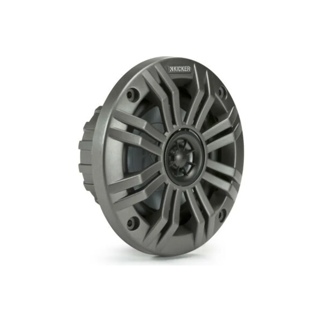 Kicker Marine 45KM42 4inch Coaxial Charcoal Speakers