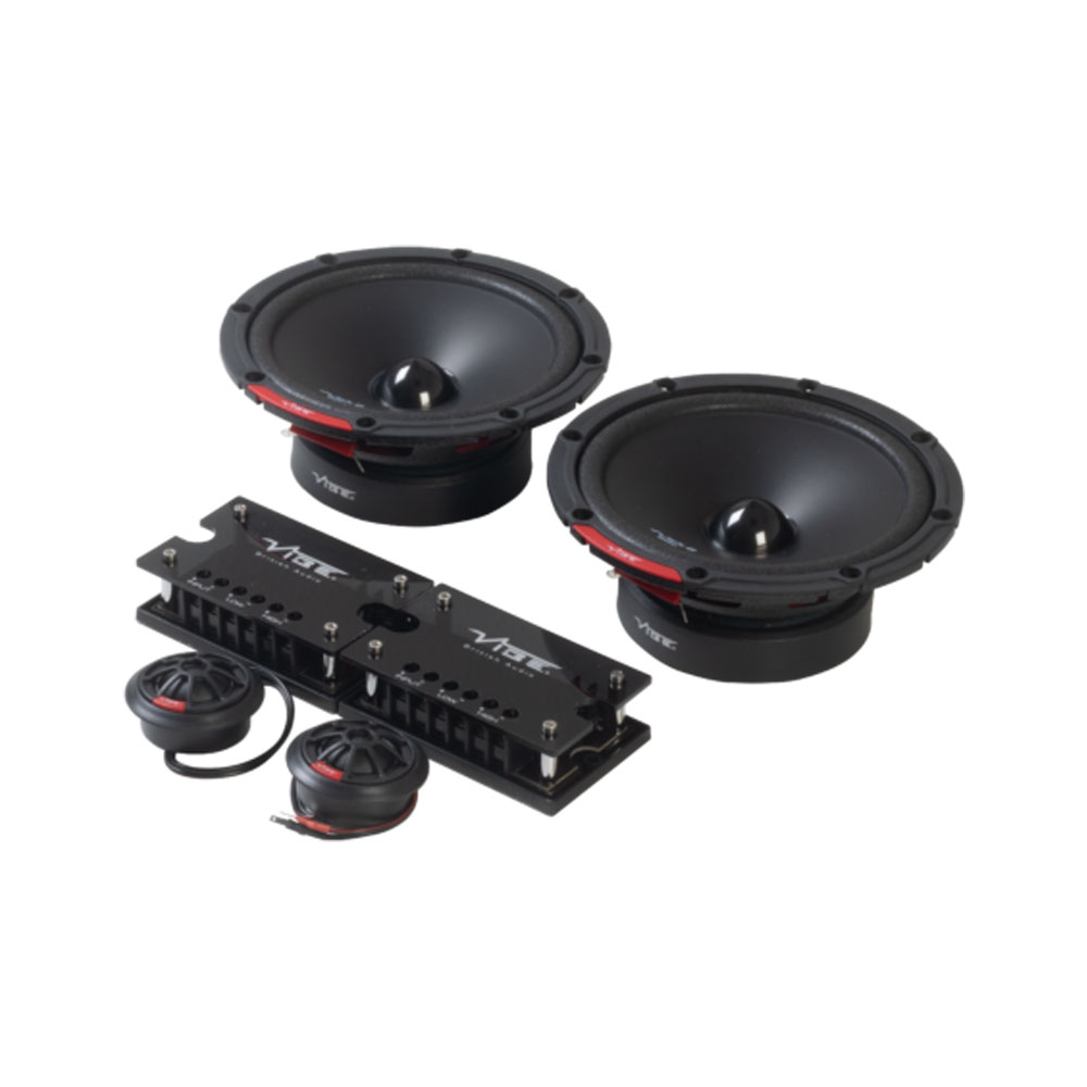Vibe 6.5" 2 Way SQ Component Speaker Kit 90 Watts RMS 94dB Sensitivity