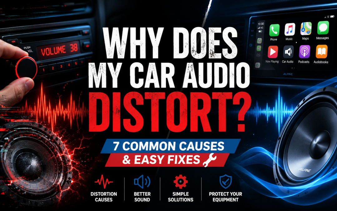 Why does my car sound distort